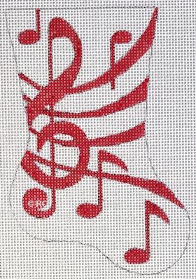 Red Music Mini Sox