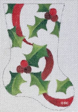 Holly Ribbon Mini Sox