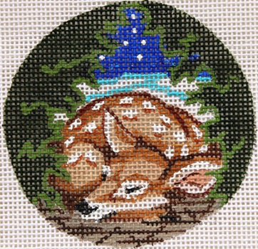 Sleeping Fawn Ornament