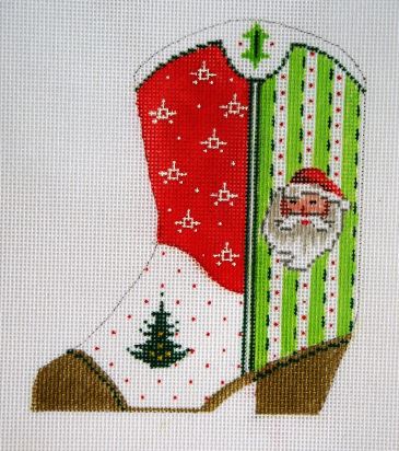 Santa/Christmas Tree Mini Boot