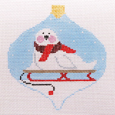 Seal w/Sled Bauble