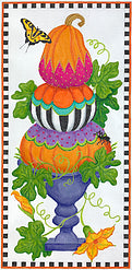 Funky Punkins Topiary Tall Rectangle 