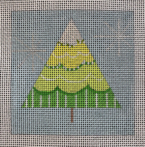 Snow Tree Ornament (Ditto Needlepoint Works)