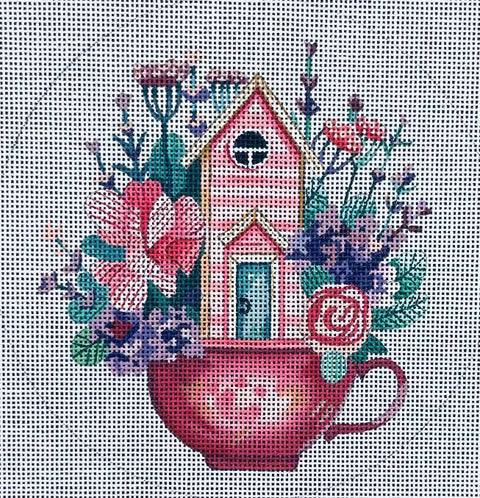 Teacup House (Mindys Needlepoint)