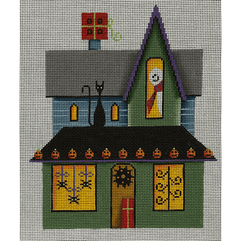 Black Cat on Roof (Rebecca Wood)