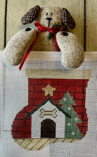 Dog House w/Dog Mini Sock
