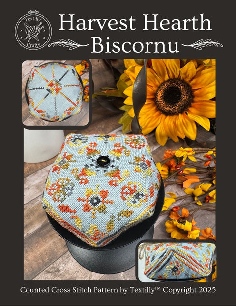Harvest Hearth Biscornu (Textilly Crafts)