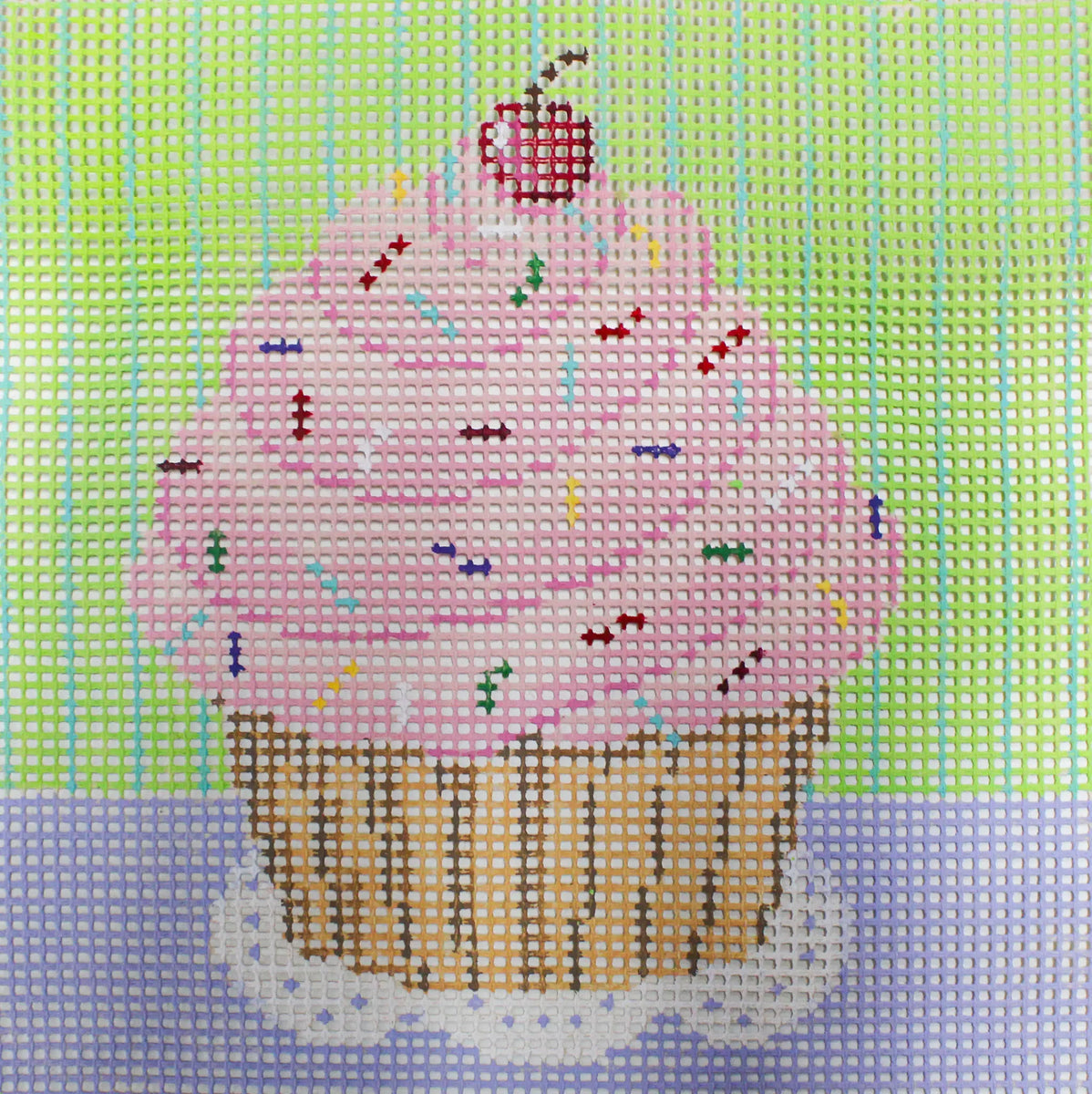 Little Moon Quickpoint Kit- Cupcake (Fleur de Paris)– Stitch Therapy ...