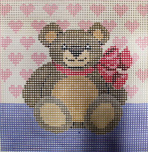 Little Moon Quickpoint Kit- Teddy Bear 2 (Fleur de Paris)