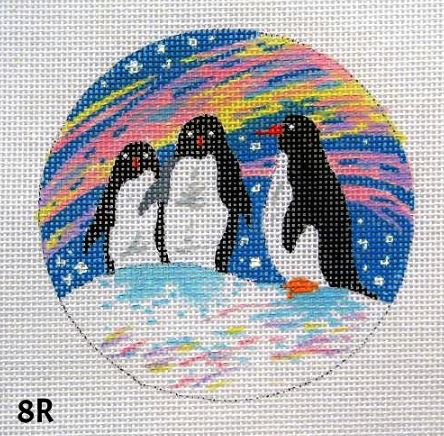 Three Penguins/ Aurora Borealis