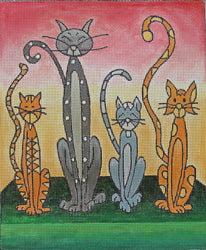 Whimsical Cats 