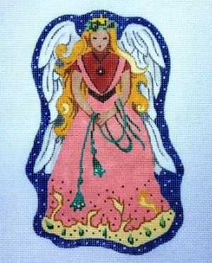 Snow Angel/Standing/Green Tassels