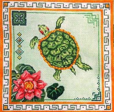 Turtle & Lily Pads