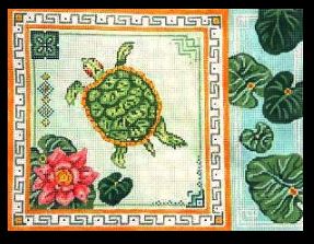 Turtle & Lily Pads