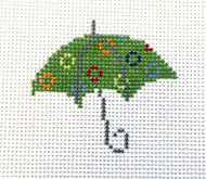 Umbrella - Green Multi Dots