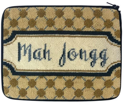 MahJongg Polka Dots - Stitch and Zip  