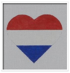 Netherlands Flag Heart  