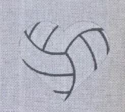 Volleyball Heart  