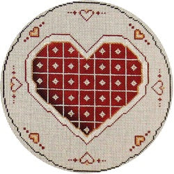 February Round Pillow