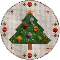 December Round Pillow