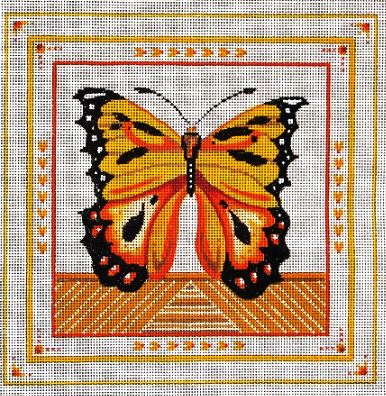 Yellow Monarch Butterfly
