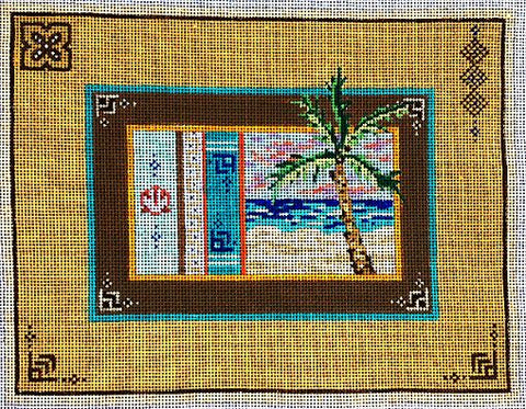 Palm Tree/Sand Border
