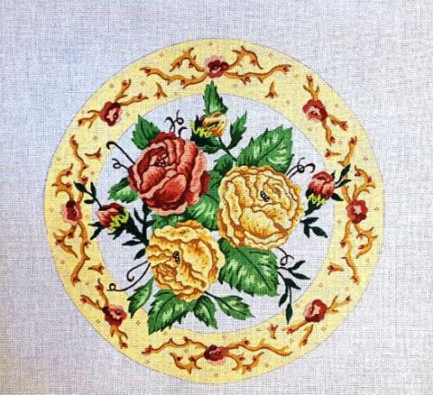 Gold & Rust Roses/Roses Borders