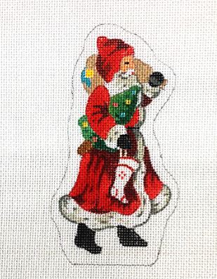 Victorian Santa w/Tree & Stocking