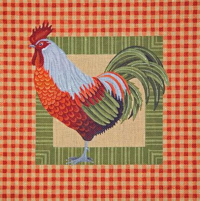 Orange/Green Rooster