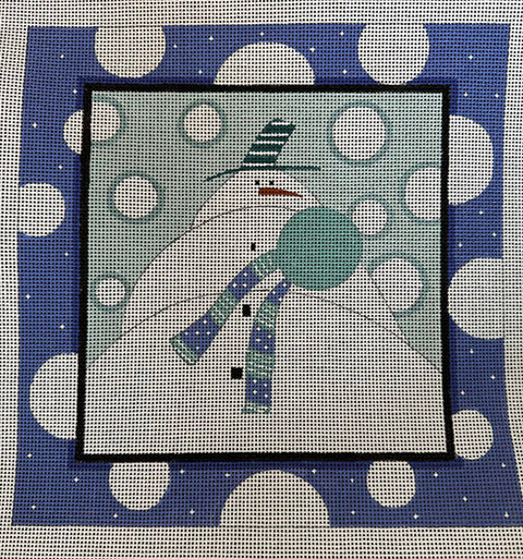 Snowman/Wool Scarf (Ditto Needlepoint Works)