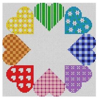 Primaryl Heart Wreath