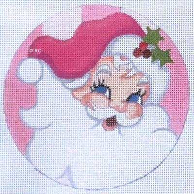 Santa w/Pink Background