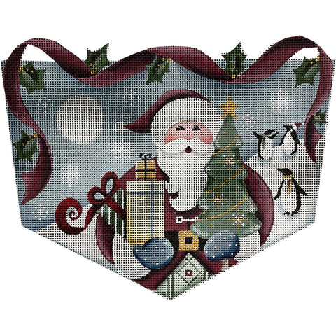 Arctic Santa Stocking Cuff - 13M  (Rebecca Wood)