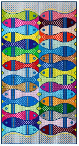 All Fish All the Time (JP Needlepoint Designs)– Stitch Therapy Needleworks
