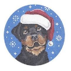 Rottweiler Santa Dog