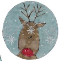 Rudolph w/Christmas Lights