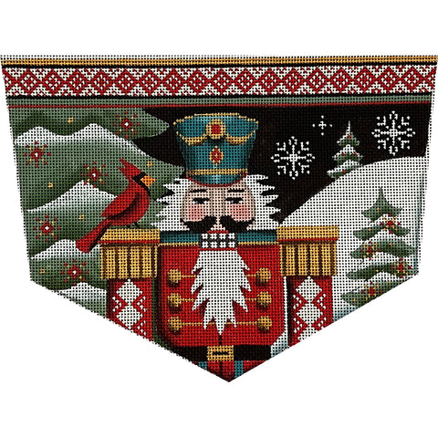 Night Nutcracker Stocking Cuff - 13M (Rebecca Wood)