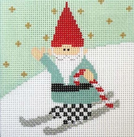 Skiing Gnome