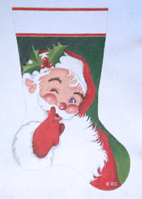 Santa Whispers Stocking