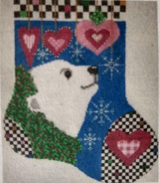 Polar Christmas Midi Sock