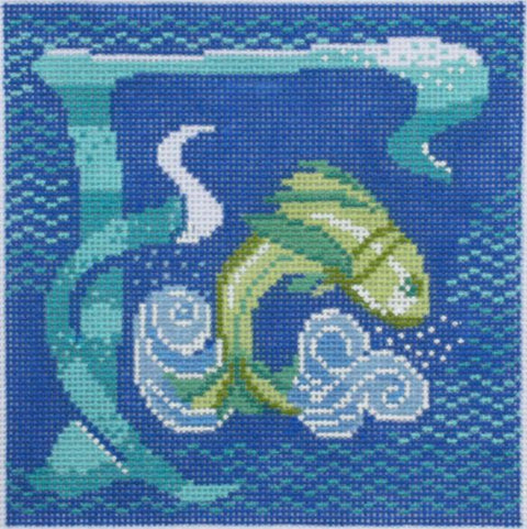 Letter F w/Fish