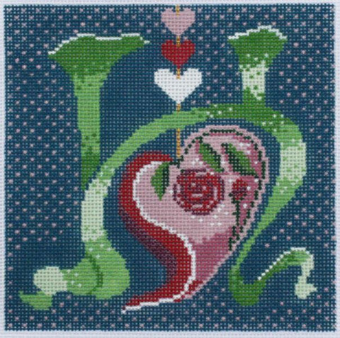 Letter H w/Heart