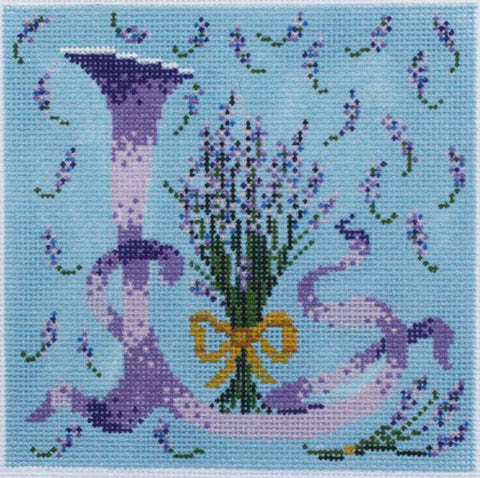 Letter L w/Lavender