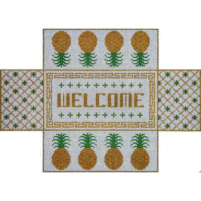 Welcome Pineapple Brick Cover