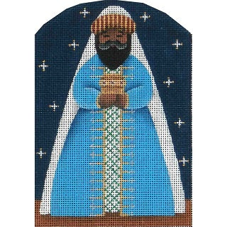 Nativity - Dome Blue Wise Man