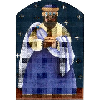 Nativity - Dome Yellow Wise Man