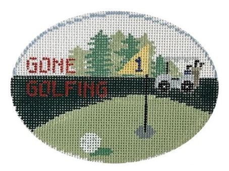 Gone Golfing Oval