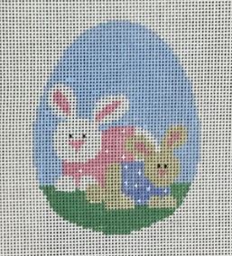 Mother Bunny and Baby/Blue Egg 