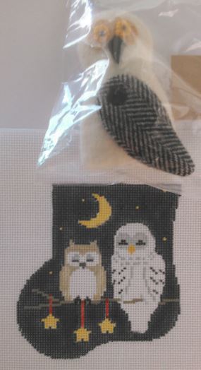 Starry Night Owls w/Snowy Owl 