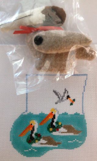 Pelicans Swim w/Pelican